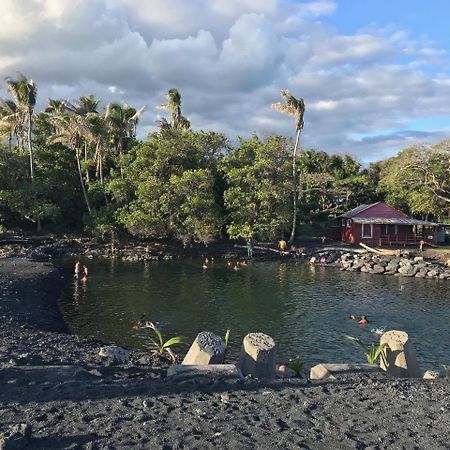 Oceanfront Cottage Near The Kalapana Lava Flows Kehena Bagian luar foto