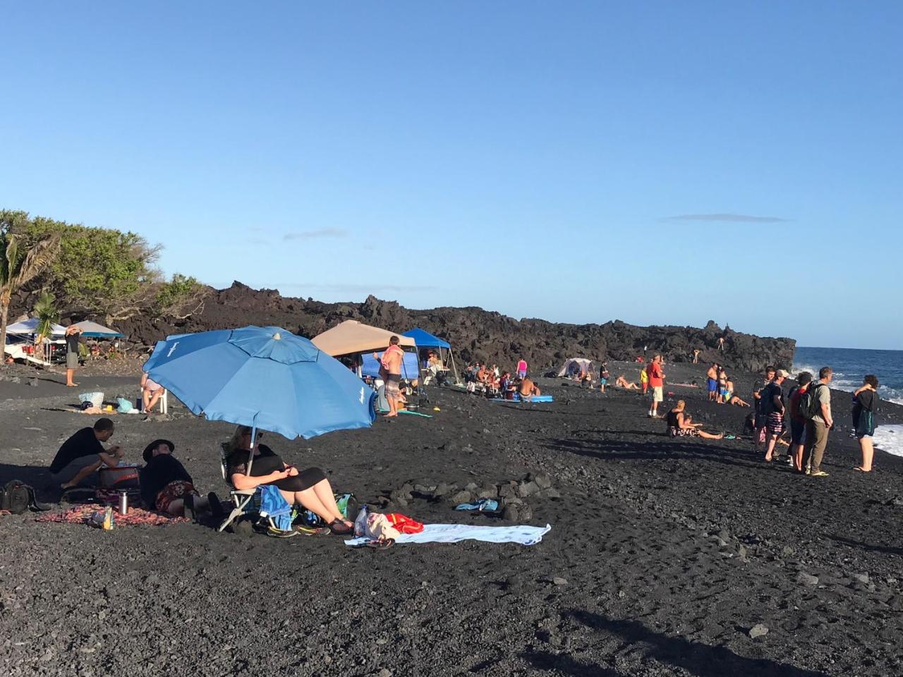 Oceanfront Cottage Near The Kalapana Lava Flows Kehena Bagian luar foto